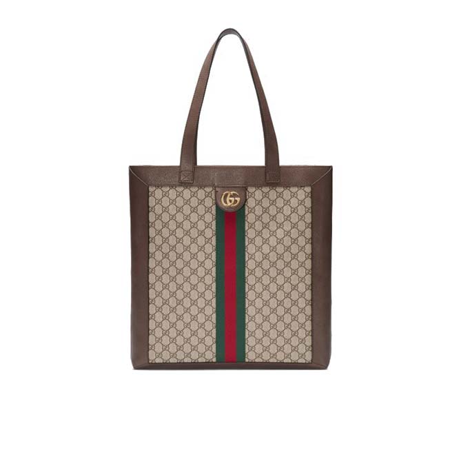 GUCCI OPHIDIA SOFT GG SUPREME LARGE TOTE 519335 （43*41*5.5cm）